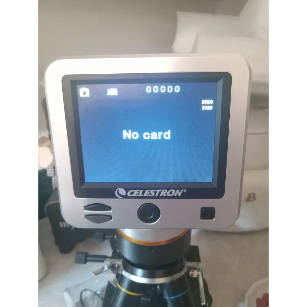 Celestron LCD Deluxe Digital Microscope II No Instructions Nice With Sd Card